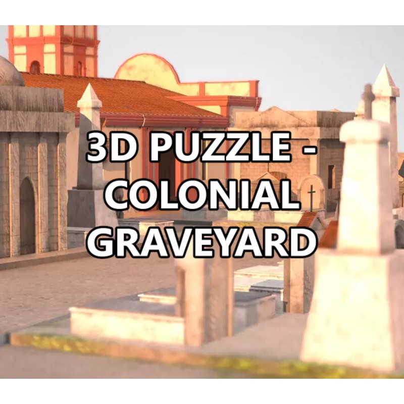 3D PUZZLE   Colonial Graveyard PC Steam Kod Klucz