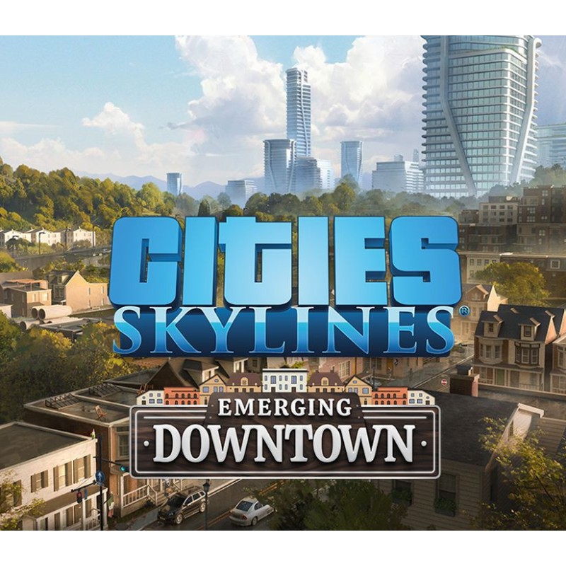 Cities  Skylines   Content Creator Pack  Emerging Downtown DLC   PC Steam Kod Klucz