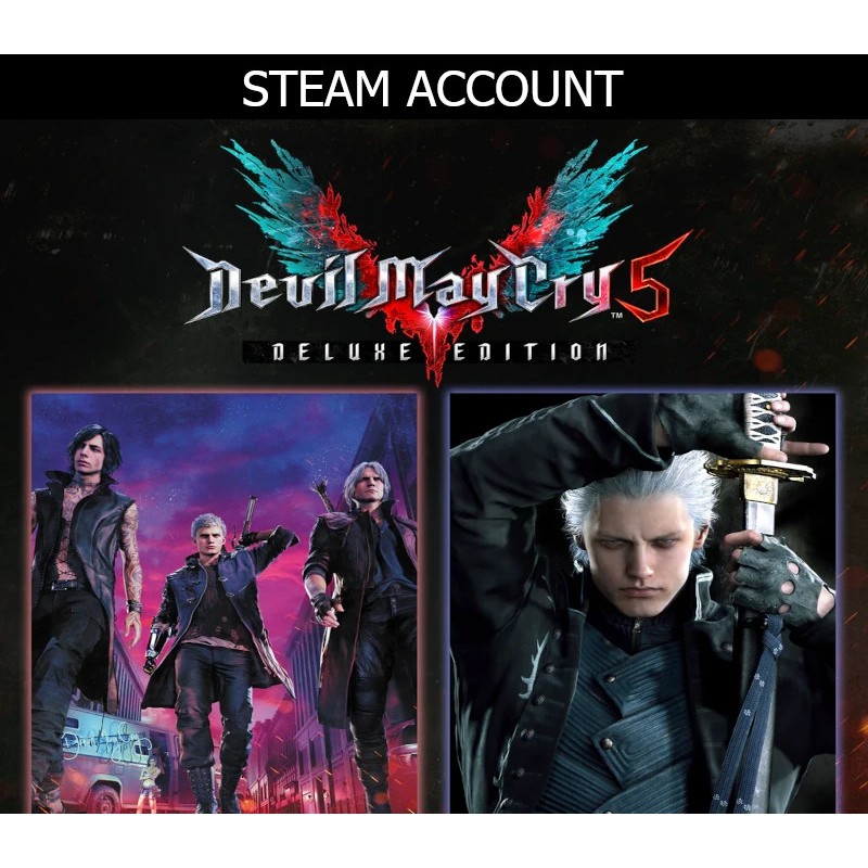 Devil May Cry 5 Deluxe + Vergil PC   Steam Kod Klucz