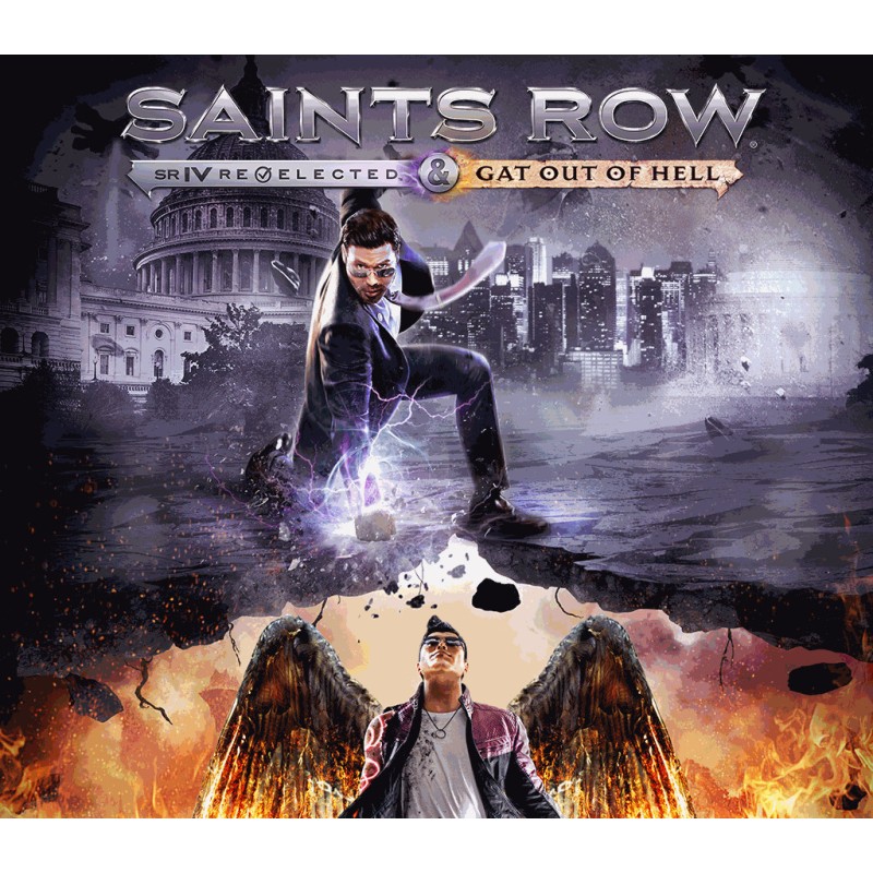 Saints Row IV  Re Elected + Gat out of Hell XBOX One / Xbox Series X|S Kod Klucz