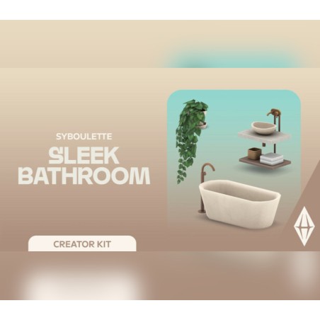 The Sims 4   Sleek Bathroom Kit DLC PC EA App Kod Klucz