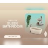The Sims 4   Sleek Bathroom Kit DLC PC EA App Kod Klucz