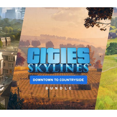 Cities  Skylines   Downtown to Countryside Bundle DLC   PC Steam Kod Klucz