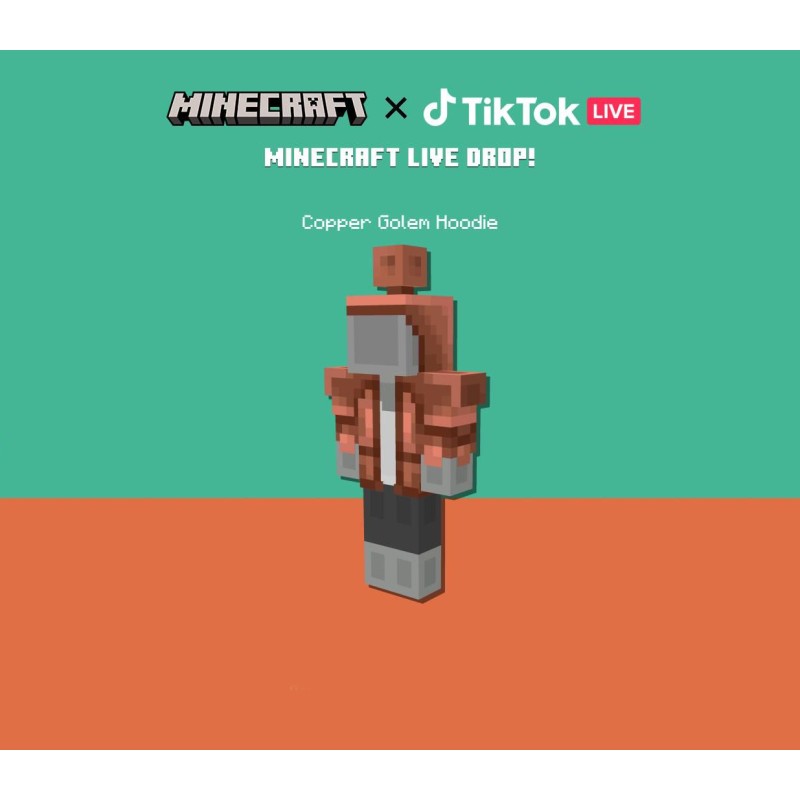 Minecraft Java and Bedrock Edition    Copper Core Twitch Skin DLC PC Kod Klucz