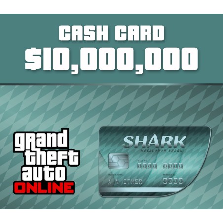 Grand Theft Auto Online   $10,000,000 Megalodon Shark Cash Card   Xbox Series X|S Kod Klucz