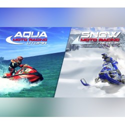 Aqua Moto Racing and Snow Moto Racing Bundle PC Steam Kod Klucz