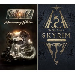 The Elder Scrolls V  Skyrim Anniversary Edition + Fallout 4  Anniversary Edition   XBOX One / Xbox Series X|S Kod Klucz