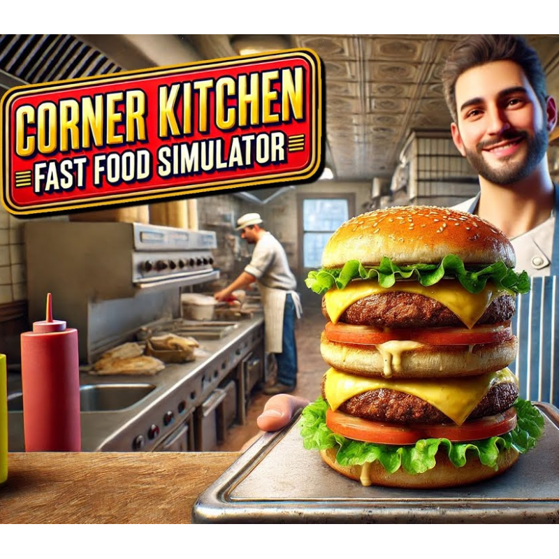 Corner Kitchen Fast Food Simulator   PS5 Kod Klucz