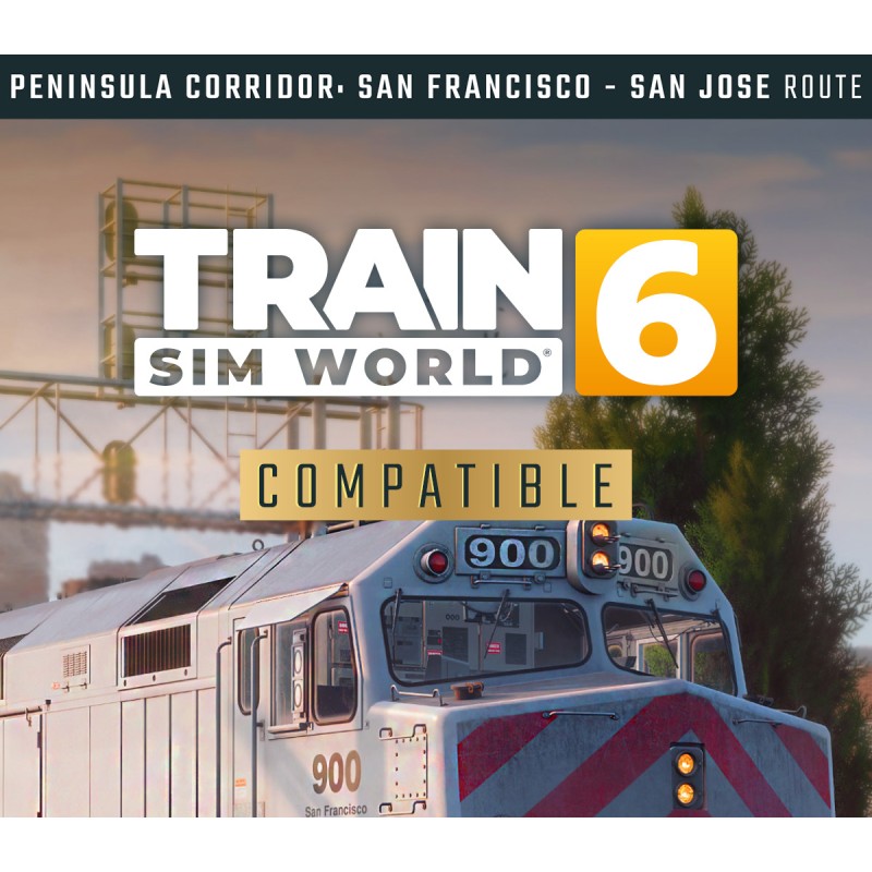 Train Sim World 6  Peninsula Corridor  San Francisco   San Jose DLC   XBOX One / Xbox Series X|S Kod Klucz