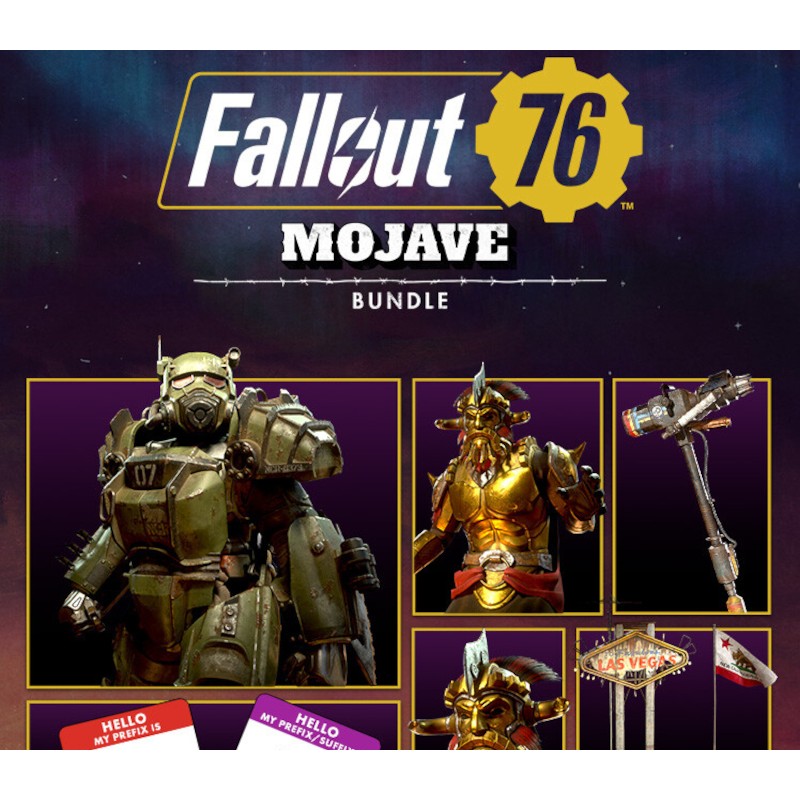 Fallout 76   Mojave Bundle DLC PC Steam Kod Klucz