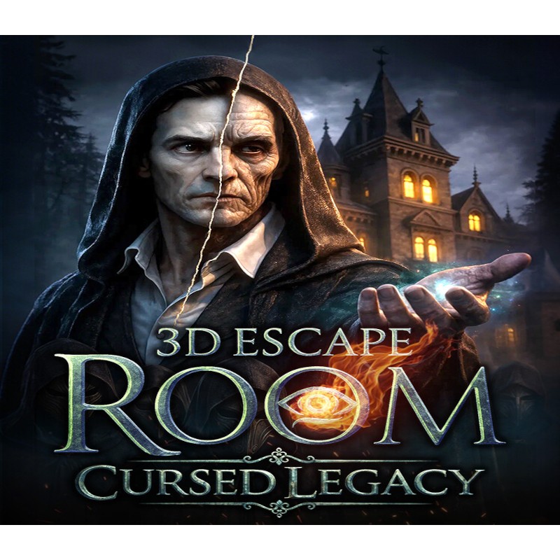 3D Escape Room  Cursed Legacy PC Steam Kod Klucz